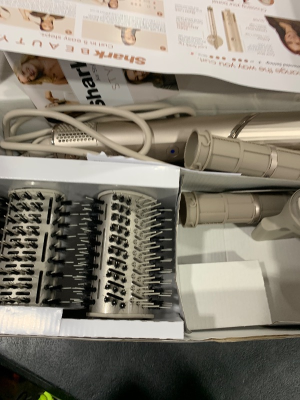 Photo 1 of Shark HD430 FlexStyle Air Styling & Drying System, Powerful Hair Dryer Brush & Multi-Styler with Auto-Wrap Curlers, Paddle Brush, Oval Brush, Concentrator Attachment, Stone