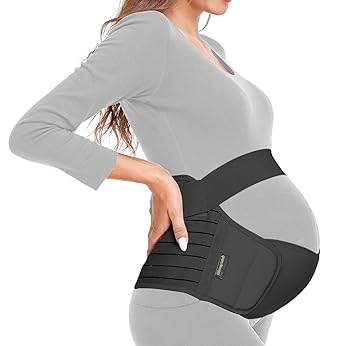 Photo 1 of 
Click to see full view
ChongErfei Maternity Belt, Pregnancy 3 in 1 Support Belt for Back/Pelvic/Hip Pain, Maternity Band Belly Support for Pregnancy Belly Support Band (L: Fit Ab 39.5"-51.3", Black)