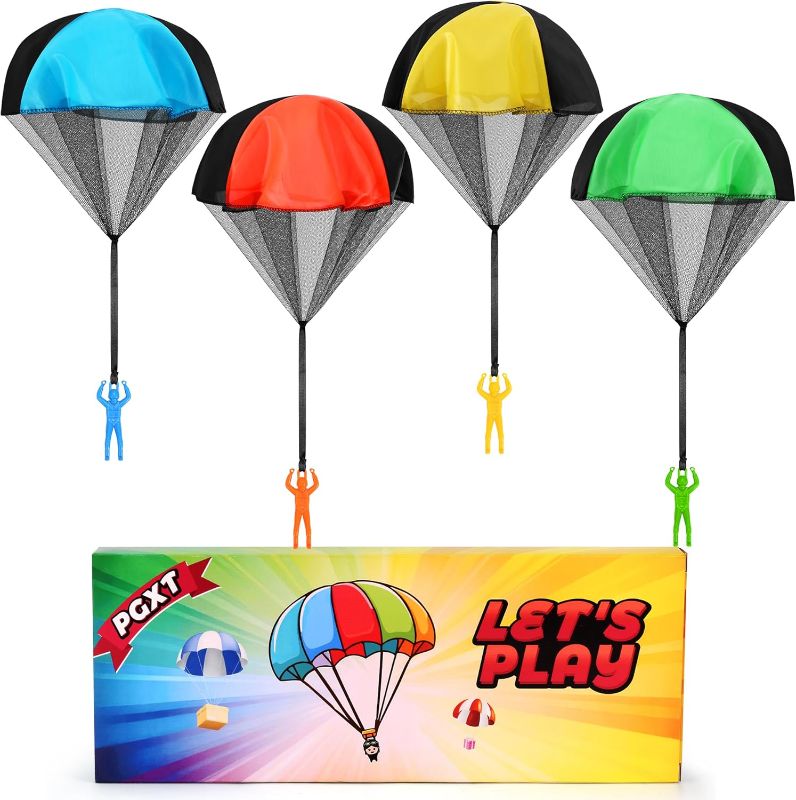 Photo 1 of 
Parachute Toy for Kids, Outdoor Toys Flying Parachute Men, Inside & Outside Toys for or 3 4 5 6 7 8 9 10 11 12 Year Old, Christmas Stocking Stuffers for Kids Grandkids Ideal 2025 Unique Party Favors