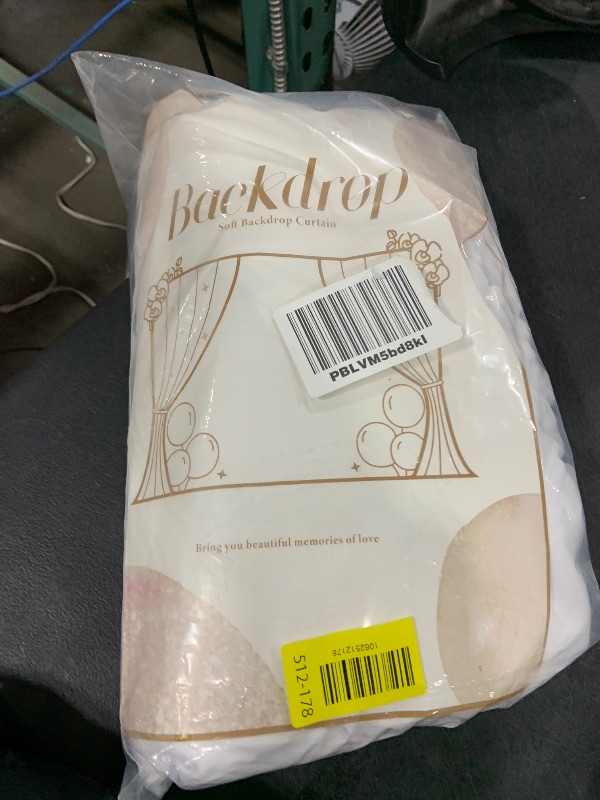 Photo 1 of 10 ft x 10 ft Wrinkle Free White Backdrop Curtains for Wedding Parties, Polyester Photography Backdrop Drapes for Birthday Parties Stage Backdrop Stand, 2 Panels 5x10FT Background Curtains