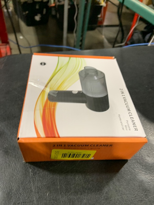 Photo 1 of (NO CHARGING CORD) XBllcyiv Mini Vacuum Cleaner for,2 in 1 Keyboard Vacuum Cleaner Wireless Handheld,Car Vacuum with Brushless Motor High Power 120W Rechargeable Easy to Clean Car Interior (Black)