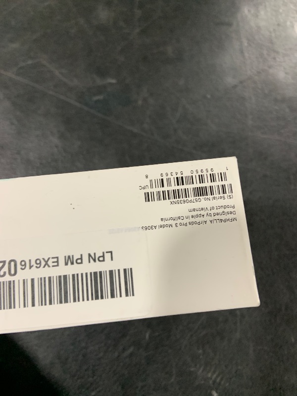 Photo 1 of Apple AirPods Pro 3 Wireless Earbuds, Active Noise Cancellation, Live Translation, Heart Rate Sensing, Hearing Aid Feature, Bluetooth Headphones, Spatial Audio, High-Fidelity Sound, USB-C Charging