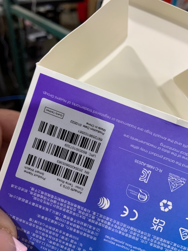 Photo 1 of Amazfit GTS 3 Smart Watch 42mm for Android iPhone, Alexa Built-in, GPS, 12-Day Battery Life, Fitness Sports Watch with 150 Sports Modes, AMOLED Display, Sleep Heart Rate Health Tracker, Rosa