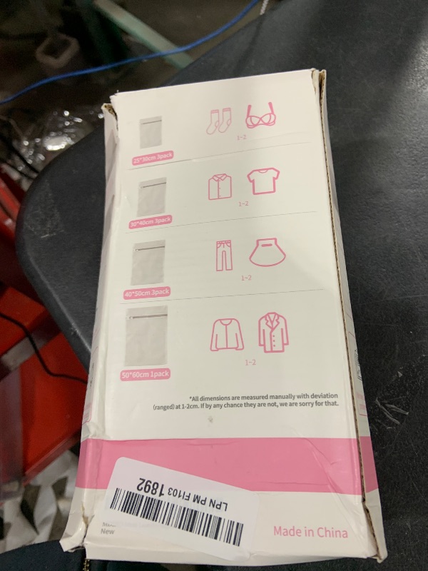 Photo 1 of 10 Pack Mesh Laundry Bags for Delicates with Non Rust Zipper- MDSXO White Laundry Bags Mesh Wash Bags, Easy Fit Bra, Sock,Lingerie,Sneaker,Baby Laundry for Washing Machine Travel Storage[1XL/3L/3M/3S]