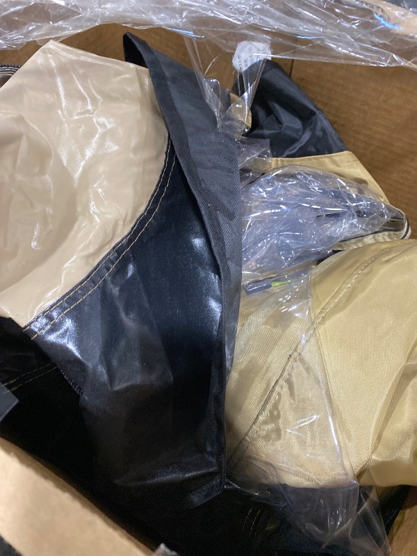 Photo 1 of 10L0L 2 Passenger Golf Cart Enclosure for EZGO TXT & RXV, 600D Waterproof Golf Cart Rain Cover, Heavy Duty Driving Enclosure, Snowproof Windproof, with Clear PVC Windows & Tail Light Panel - Roof 59”