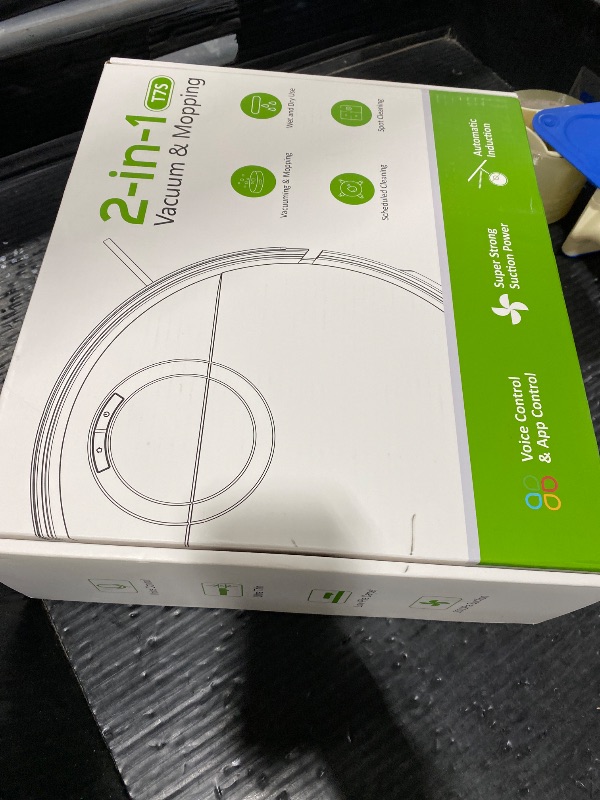 Photo 1 of UMMUND Robot Vacuum and Mop Combo, 2 in 1 Mopping Robotic Vacuum Cleaner with Schedule, Wi-Fi/App/Remote, Strong Suction, Self-Charging, Slim, Ideal for Hard Floor, Pet Hair, Low-Pile Carpet