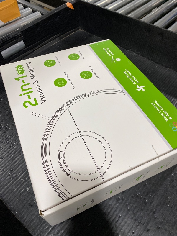 Photo 1 of UMMUND Robot Vacuum and Mop Combo, 2 in 1 Mopping Robotic Vacuum Cleaner with Schedule, Wi-Fi/App/Remote, Strong Suction, Self-Charging, Slim, Ideal for Hard Floor, Pet Hair, Low-Pile Carpet