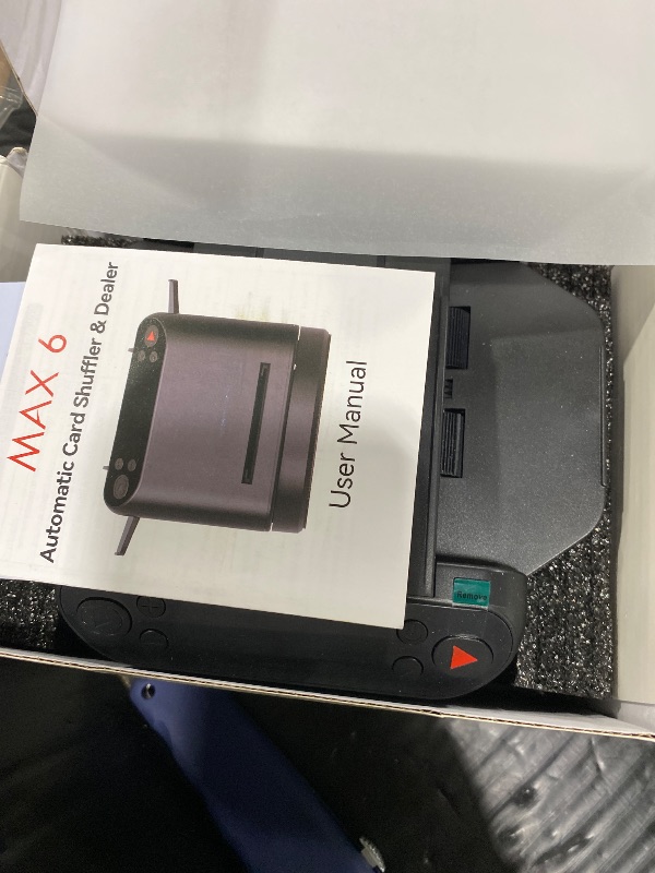 Photo 1 of INNCNN 2-in-1 Automatic Card Shuffler and Dealer Machine with 4 Remotes for 1-2 Decks, USB-C Rechargeable, Supports 1-12 Players, Programmable, for Poker, UNO, Blackjack, Texas Holdem