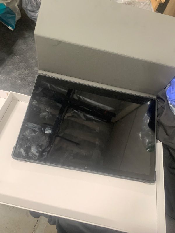 Photo 1 of GOOD CONDTION SCREEN WONT POWER ON  DEZLTID 2025 Tablet 14 inch Android 14 Tablets - 2K Tablet (2000x1200), 36GB+256GB(1TB TF), 11580mAh, 8-Core 2.0GHz, 5G/2.4G Dual WiF,8+13MP, 4 Speakers,Split Screen, GPS with Stylus - Gray