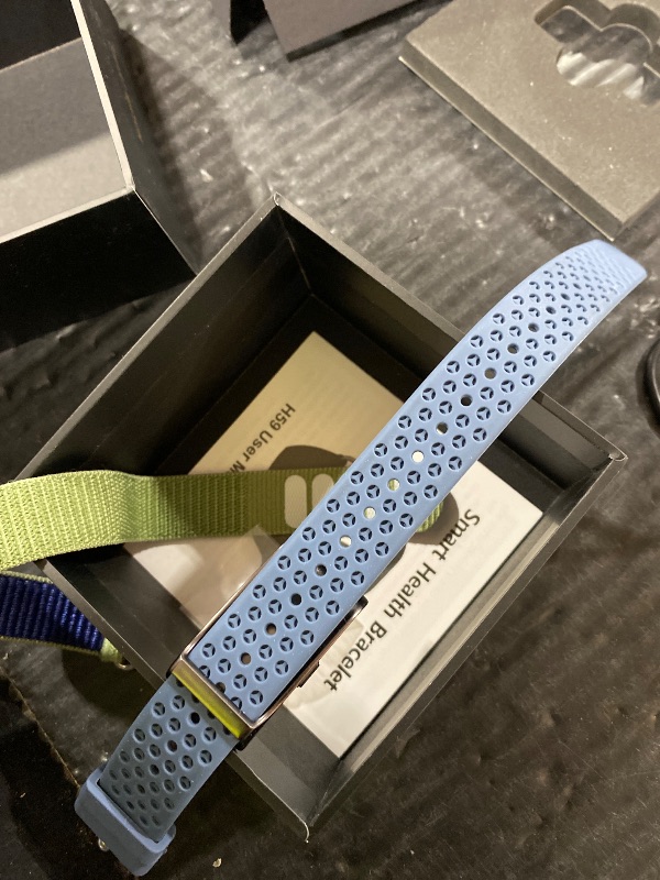 Photo 1 of Smart Bracelet, Wearable Activity & Fitness Tracker Band, 24H Sleep Tracker, All-Day Continuous Heart Rate Blood Pressure Stress HRV Monitor, 173 Sport Modes Smart Wristband with 2 Bands, Free APP