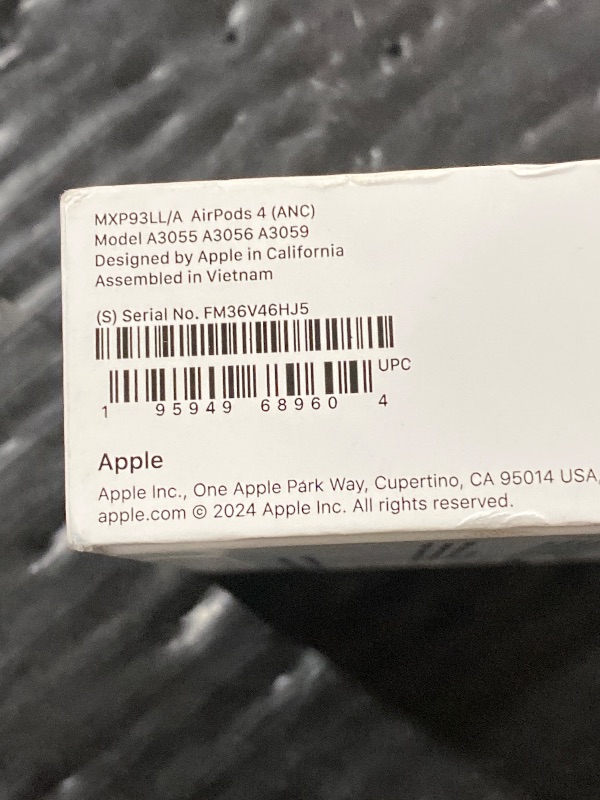 Photo 1 of OFFBRAND PRODUCT NOT ACTUAL APPLE, BUT SIMILAR **************** Apple AirPods 4 Wireless Earbuds, Bluetooth Headphones, with Active Noise Cancellation, Adaptive Audio, Transparency Mode, Personalized Spatial Audio, USB-C Charging Case, Wireless Charging,