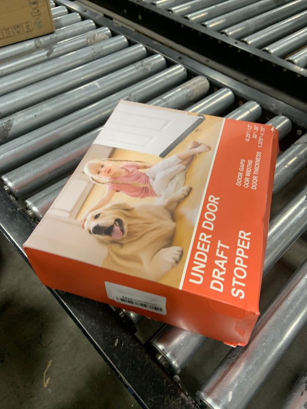 Photo 1 of (2 Pack) Under Door Draft Stopper, Under Door Blocker Size of Adjustable Size from 30" to 36", Easy Install,Gap Filler, Reduces Air Draft, Noise & Sound, Door Seal for Improved Insulation