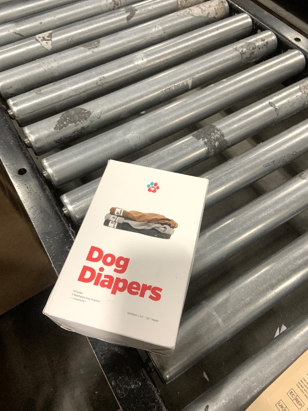 Photo 1 of Pet Parents® Washable Dog Diapers (3pack) + Extendrs® of Durable Doggie Diapers, Premium Dog Diapers Female (Medium, Natural)