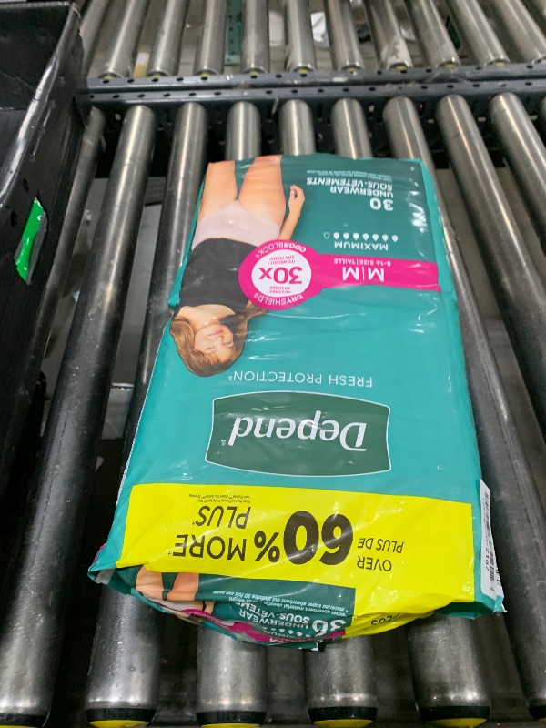 Photo 1 of Depend Fresh Protection Adult Diapers, Incontinence & Postpartum Bladder Leak Underwear for Women, Disposable, Maximum, Medium, Blush, 30 Count, Packaging May Vary