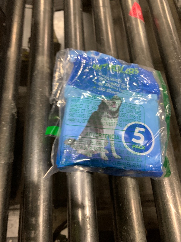 Photo 1 of PetLovers Extra Sticky Lint Roller Mega Value Set 450 Sheets for Pet Hair Removal and Clothes, Dog and Cat Lint Remover 5 Pack Light Blue