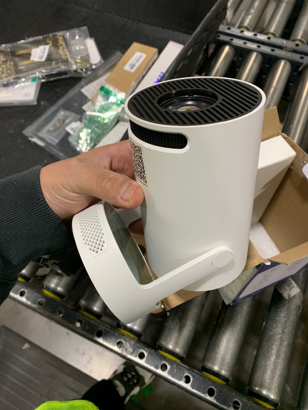 Photo 1 of Smart Mini Projector with Android 11 & 5000+ Apps, 4K Supported Full HD 1080P, 20000 Lumens, Wi-Fi 6 & Bluetooth 5.0, 180° Rotatable Home Cinema Projector with Auto Keystone & HiFi Speakers