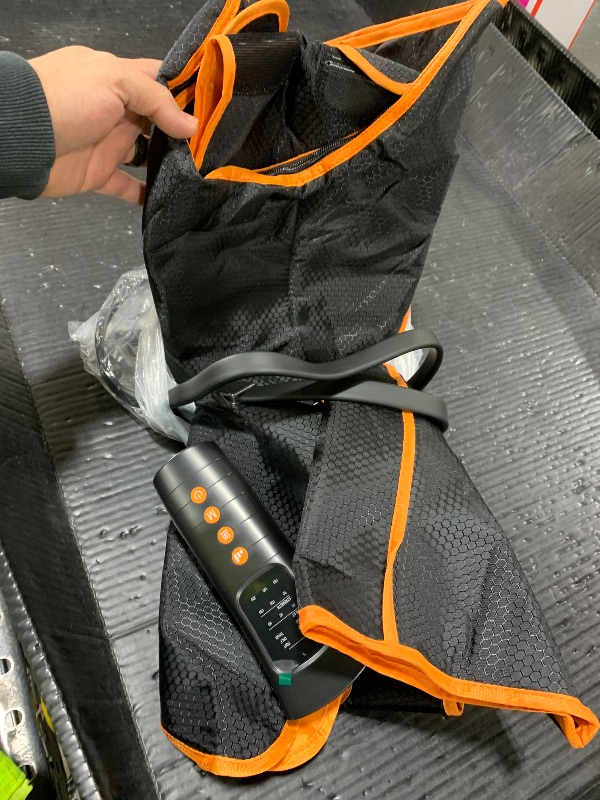 Photo 1 of Leg Massager with Heat and Compression, Foot and Full Leg Massager for Circulation and Pain Relief, Sequential Compression Boots with 6 Modes, 6 Intensity, 3 Heat, Gifts for Mom, Dad, Athletes