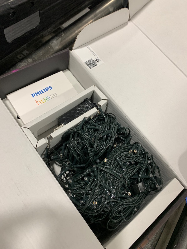 Photo 1 of Philips Hue Indoor/Outdoor Holiday 130-Foot Festavia String Lights - 500 Mini Color Changing Smart LEDs - Weatherproof - Control with Hue App - Works with Alexa, Google Assistant and Apple HomeKit