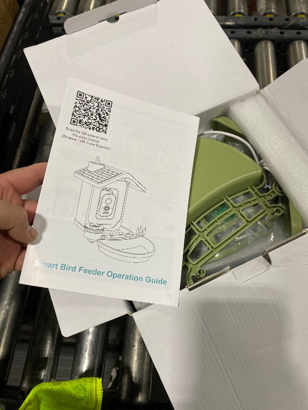 Photo 1 of Smart Bird Feeder with Camera Solar Powered, AI Birds Species Identification, 2.5K HD Video Bird House with Camera for Outside, Weatherproof Design Ideal Gifts for Valentine's Day, Bird Lovers, Green