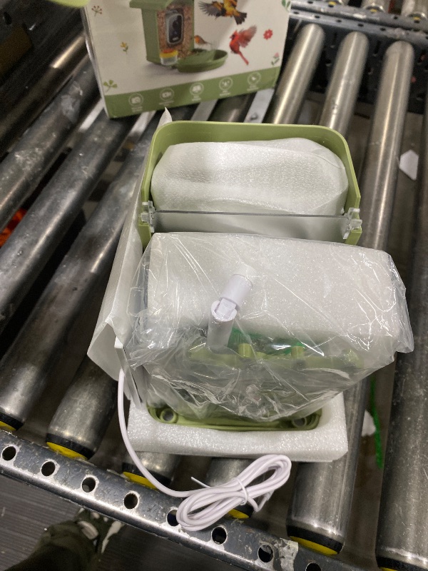 Photo 1 of Smart Bird Feeder with Camera Solar Powered, AI Birds Species Identification, 2.5K HD Video Bird House with Camera for Outside, Weatherproof Design Ideal Gifts for Valentine's Day, Bird Lovers, Green