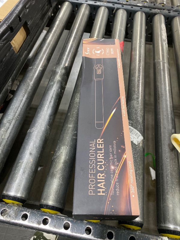 Photo 1 of 1 Inch Curling Wand Long Barrel, Dual Voltage Hair Curling Iron Wand Ceramic for Long Hair,10 Adjustable Temp