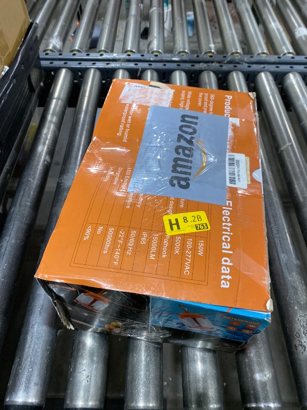 Photo 1 of 50FT Construction String Lights, 150W LED Industrial Grade 3 Adjustable Light Panels 15000LM Super Bright for Construction Sites,Temporary Work, Jobsite,Outdoor Lighting with 5 Bulbs and Climbing Hook