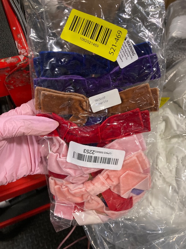 Photo 1 of 10PCS Velvet Bows Hair Clip Ribbon Accessories Ponytail Holder Hair Bow for Women Girls Toddlers Teens Kids