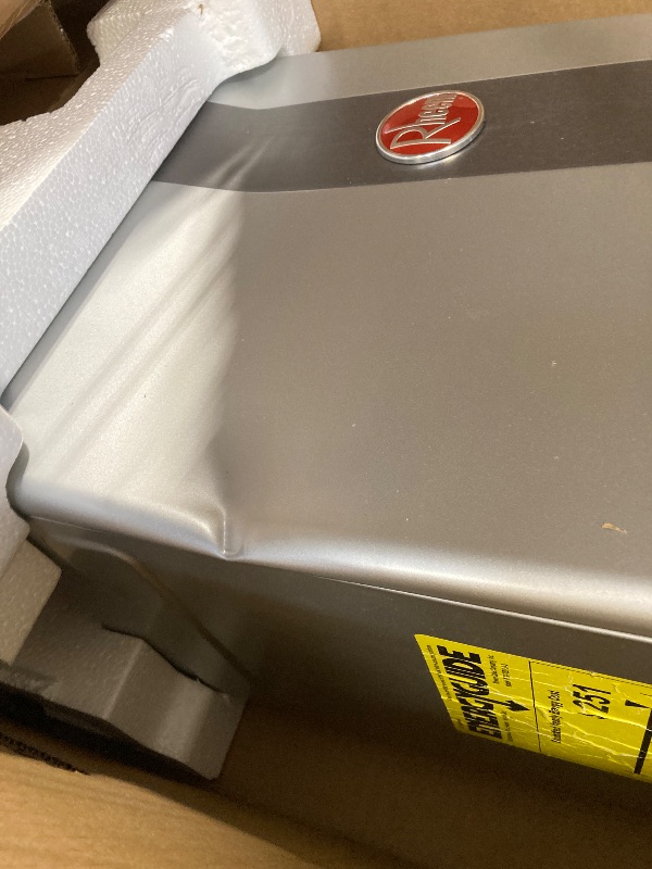 Photo 1 of ** DAMGE MINOR / UNTESTED* ** Rheem RTG-70DVLP-3 High Efficiency Non-Condensing Indoor Tankless Liquid Propane Water Heater 7.0 GPM, 160,000 BTUs