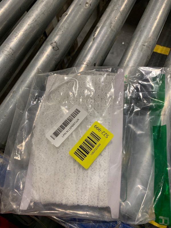 Photo 1 of 10 Yards White Lace Trim 2/5'' Vintage Crocheted Lace Ribbons Vintage Ribbon Cotton Laces Craft Crochet Embroidery Scalloped Edge Laces Sewing for Gift Package Wrapping, Bridal Wedding Decoration