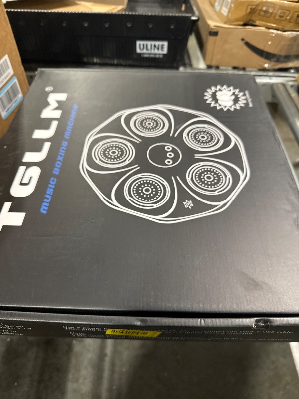 Photo 1 of ** UNKNOWN FUNCTIONALITY **TGLLM Music Boxing Machine, Interactive Punching Trainer with Boxing Gloves, Large Size Wall Mounted Electronic Boxing Target for Adult Kids, 9 Modes & 9 Speeds