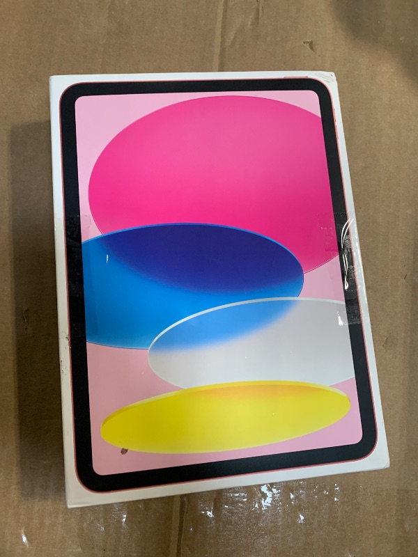 Photo 1 of ***BROKEN SCREEN*** Apple iPad 11-inch: A16 chip, 11-inch Model, Liquid Retina Display, 128GB, Wi-Fi 6, 12MP Front/12MP Back Camera, Touch ID, All-Day Battery Life — Pink