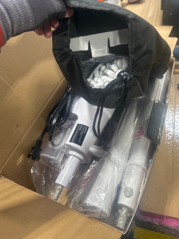 Photo 1 of *UNTESTED*
LABIGO 10-in-1 Steam Mop with Detachable Handheld Steamer, 350ml Tank, 10s Heat-Up, 248°F Steam Cleaner, 3-Level Control and Swivel Head for Floors, Carpets, Tiles, BBQ grill Multi-Surface Clean White