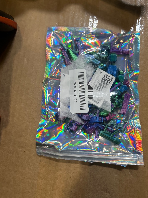 Photo 1 of ***MISSING PIECES*** T13 3D Action Figure Set (Assembly Completed), 3D Printed Multi-Jointed, Titan 13 Action Figures, Multi-Articular Lucky Mobile Robot Nova T-13,Desktop Decorations for Game Lovers Toys (Purple/Green)