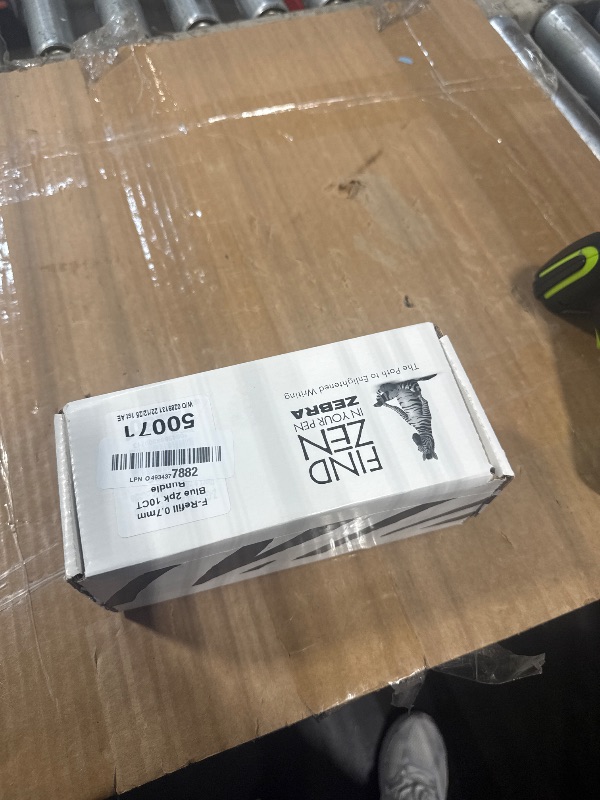 Photo 1 of ***FACTORY SEALED***Zebra Pen Steel, F-Refill Ballpoint Ink Refills, 0.7mm Fine Point, Blue Ink, Fits Zebra F-301, F-402, and F-701 Ballpoint Pens, Smooth Writing Performance, 10-Pack (50071)***FACTORY SEALED***