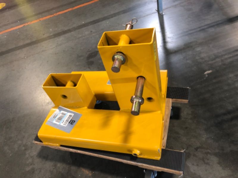 Photo 1 of ***PARTIAL SET, MISSING PIECES*** Forklift Mobile Crane 6000lbs/3T Capacity,Adjustable Hoist Pivoting Forklift Jib Boom Crane Forklift Lifting Attachment 2 Hooks Hoisting Attachment for Forklift