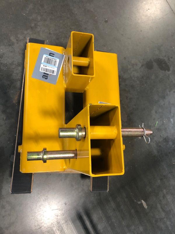 Photo 1 of ***PARTIAL SET, MISSING PIECES*** Forklift Mobile Crane 6000lbs/3T Capacity,Adjustable Hoist Pivoting Forklift Jib Boom Crane Forklift Lifting Attachment 2 Hooks Hoisting Attachment for Forklift