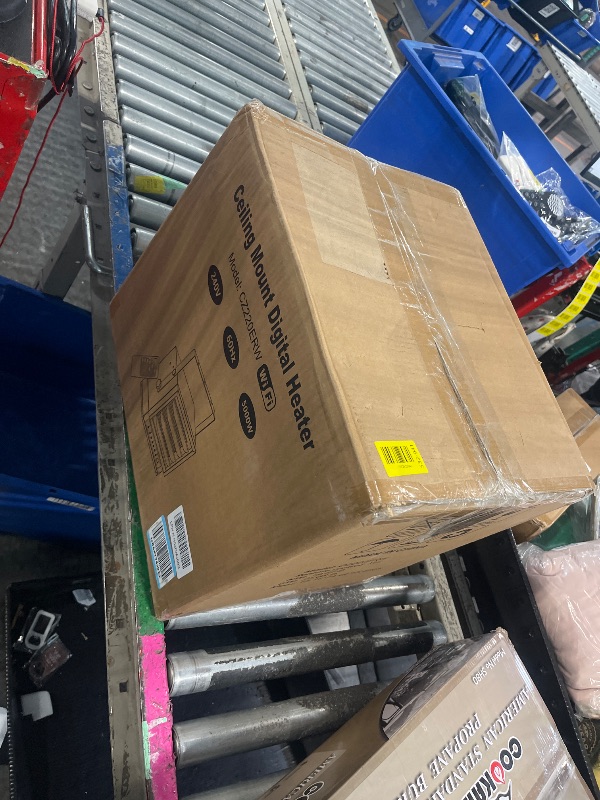 Photo 1 of *MISSING PARTS*
5000W Electric Garage Heater with WIFI & Remote, Ceiling Mount Shop Heater, Garage Space Heaters with ECO Mode, 240V, 12H Timer, Thermostat, Overheat Protection, for Garage Workshop Warehouse Industry