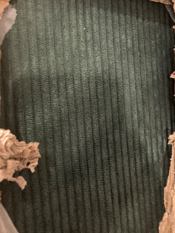 Photo 1 of (3/22/2026 ***JUST THE COUCH***) Merax Farmhouse Multi-Functional Murphy Bed with Sofa, Desk & Storage Cabinet,Solid Wood Foldable Wall Bed w/USB Charging Station Space Saving/No Box Spring Needed/Full, Beige + Green