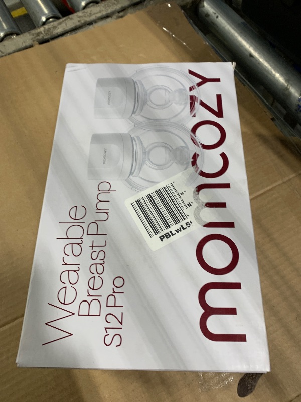 Photo 1 of ***USED***Momcozy Hands-Free Breast Pump S12 Pro, Wearable & Portable Pump with Soft DoubleFit Flange, 3 Modes | 9 Levels Double Electric Pump, Smart Display, 24mm, 2 Pack, Cozy White