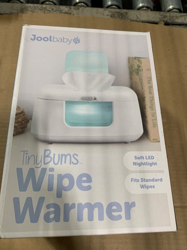 Photo 1 of ***USED***Jool Baby TinyBums Baby Wipe Warmer & Dispenser with LED Changing Light & On/Off Switch (Aqua)