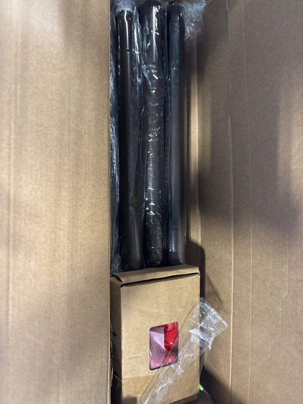 Photo 1 of ** SOLD AS IS NO RETURN/REFUNDS**
TONIAL Bronze Curtain Rod 32 to 120 Inches, 7/8 Adjustable Curtain Rods for Windows 20 to 116 Inches, Splicing Drapery Rods Heavy duty with Netted Texture Finials