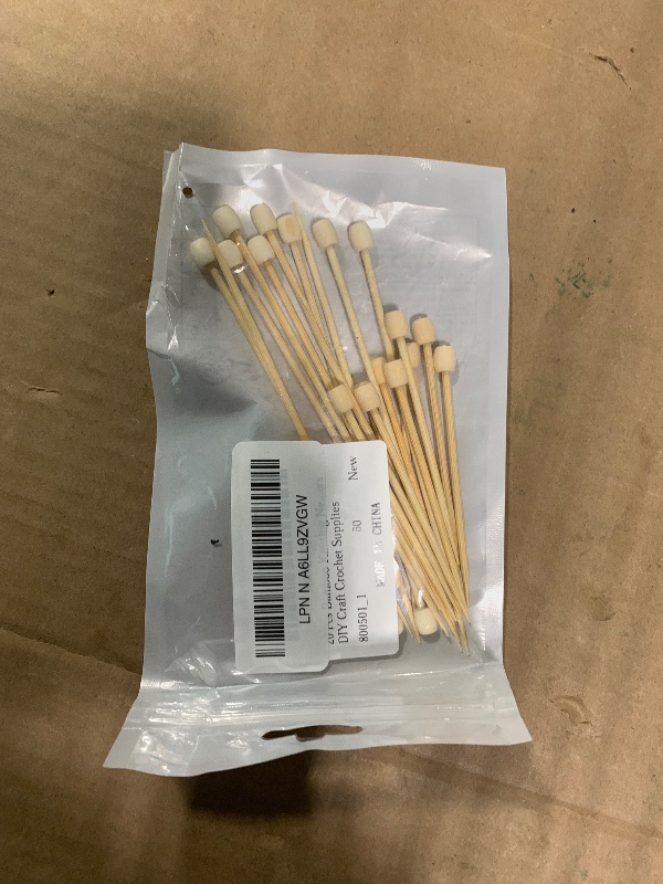 Photo 1 of  Crochet Pins for Amigurumi Single Pointed 2mm Bamboo Knitting Needles Short Smooth Knitting Needles for Beginners 2.75"/4.72" Mini Knit Pins for DIY Craft Crochet Supplies