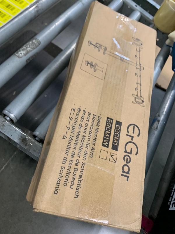 Photo 1 of ** SOLD AS IS NO RETURN/REFUNDS**
ErGear Dual Monitor Stand, Heavy Duty Adjustable Monitor Desk Mount for 2 Screens up to 32 Inches, Fully Adjustable Height, Tilt, Swivel, Rotate, Supports 17.6 lbs per Monitor Arm, Easy Installation