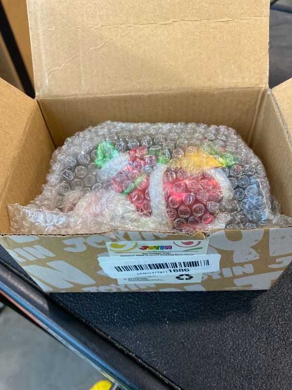 Photo 1 of *MINOR DAMAGE - USED*
JOYIN Mini Santa Claus Christmas Glass Ornament, Blown Climbing Small Xmas Ornaments for Tree Hanging Decorations Indoor Outdoor Party Favor Indoor Decor Winter Gifts