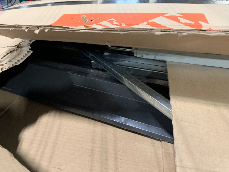 Photo 1 of ***FINAL SALE!!DWVO 6x4ft Tool Storage Shed, Lockable Doors, and Sloped Roof, Steel Outdoor Storage Shed for Garden, Patio, Garage, Backyard, Lawn - Dark Gray