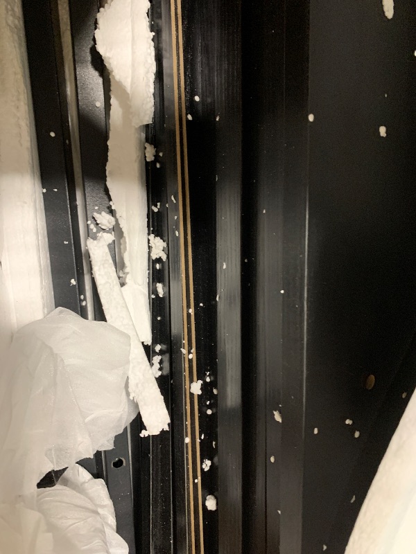 Photo 1 of **MISSING PIECES**FINAL SALE&&&***Tribesigns Tall Bookcase Black Bookshelf, 70.8” Large Bookcases Organizer with LED Lights, Heavy Duty Free-Standing Library Bookshelf with 5-Tier Storage Shelves for Living Room, Bedroom (Black)