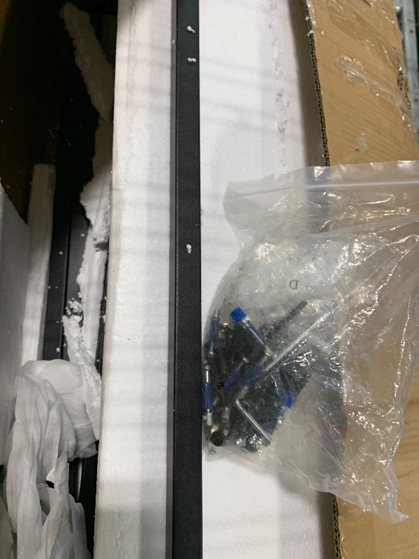 Photo 1 of **MISSING PIECES**FINAL SALE&&&***Tribesigns Tall Bookcase Black Bookshelf, 70.8” Large Bookcases Organizer with LED Lights, Heavy Duty Free-Standing Library Bookshelf with 5-Tier Storage Shelves for Living Room, Bedroom (Black)