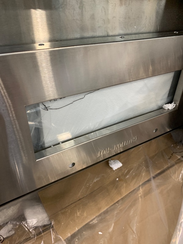 Photo 1 of **DAMAGED DOOR*****DENTS  AND SCRATCHES**FINAL SALE***PYY Indoor 16in Pizza Oven - Double Decker Electric Pizza Ovens Countertop with Pizza Stone, 60-Min Ring Timer, for Home and Restaurant Commercial, 3200W, ETL Listed
