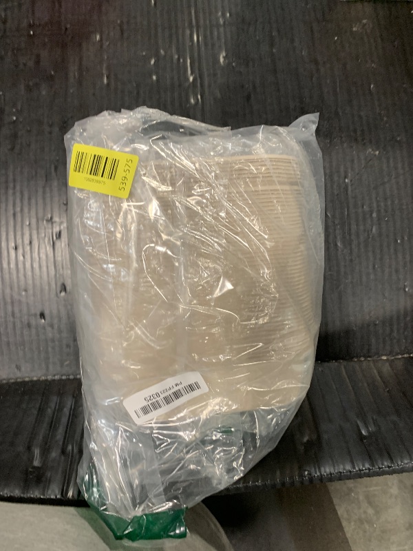 Photo 1 of ** NO LIDS** 
HorizonNest [100% Eco-Friendly] Disposable Food Containers with Lids – Sugarcane Pulp Take Out Boxes, Biodegradable, Compostable, Microwave Safe Lunch Containers – Pack of 50 (24 OZ)