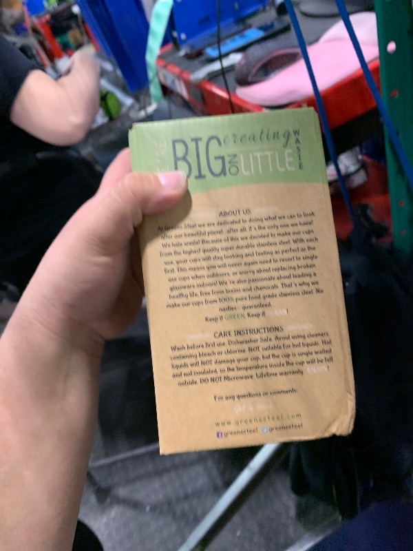 Photo 1 of ***BENT OUT OF SHAPE, SELLING FOR PARTS, FINAL SALE***Stainless Steel Cups 20oz - Large Single wall Tumbler - Extra Strong Stackable Durable Pint Cup (2 Pack)***BENT OUT OF SHAPE, SELLING FOR PARTS, FINAL SALE***